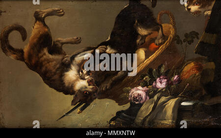 Frans Snyders kämpfende Katzen Stockfoto