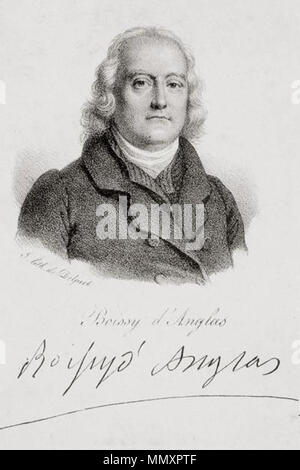 François Antoine de Boissy d'Anglas Stockfoto