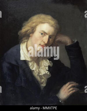 . Englisch: Porträt von Friedrich Schiller Deutsch: Friedrich Schiller gemalt von Anton Graff zwischen 1786 und 1791. Von 1786 bis 1791. Friedrich Schiller von Anton Graff Stockfoto