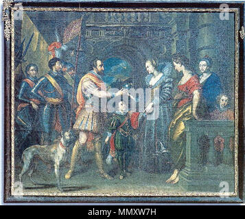 . Englisch: Heinrich IV. von Frankreich übergibt der Governance zu Marie de Medici. 1610 Français: Henri IV confie La Régence à Marie de Médicis avant de partir de guerre. Il sera assassiné quelques jours plus tard. Entre le Roi et la Reine, Leur fils, le Futur roi Louis XIII. . Josef Ferdinand Fromiller (1693-1760) Alternative Namen Ferdinand Fromiller Beschreibung österreichische Maler Geburtsdatum / Tod 1693 vom 9. Dezember 1760 Ort der Geburt / Todes Oberdrauburg Klagenfurt standort Österreich Authority control: Q 1704568 VIAF:?:? ISNI 42737524 0000 0000 6600 250 X ULAN:?? Nr 500002784 LCCN: 200 Stockfoto