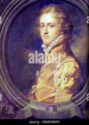 . Englisch: Porträt von George Spencer-Churchill, 5. Herzog von Marlborough (1766-1840) bei der Marquis von Blandford 5 thDukeOfMarlborough Stockfoto