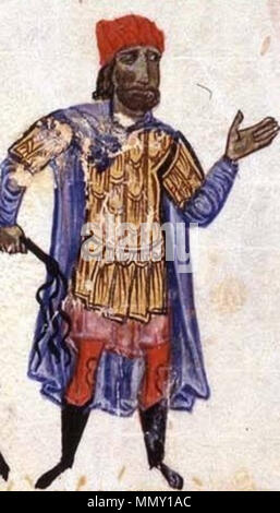 . Englisch: Georgios Maniakes Vorwürfe admiral Stephanos, Detail der Miniatur aus dem Madrider Skylitzes, Fol. 213 v Top. 14 November 2012, 20:29:52. Unbekannt, 13. Jahrhundert Thema Georgios Maniakes 2 Stockfoto