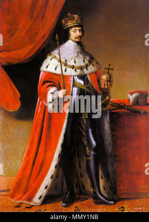 Porträt von Friedrich V., Kurfürst von der Pfalz (1596-1632), als König von Böhmen. 1634. Gerard van Honthorst006 Stockfoto