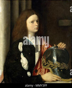 English: Bildnis des Francesco Maria I. della Rovere (1490-1538). 16. Jahrhundert. Giorgione063 Stockfoto