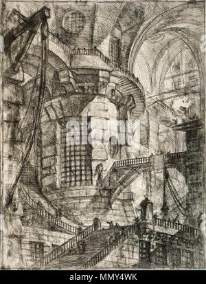 Runder Turm. zwischen 1749 und 1750. Giovanni Battista Piranesi - Runder Turm - WGA 17847 Stockfoto