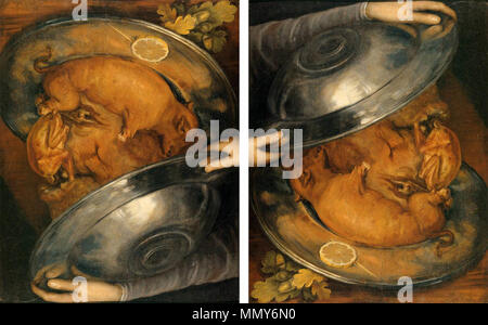 Die Kochen. ca. 1570. Giuseppe Arcimboldo - der Koch-WGA 00839 Stockfoto