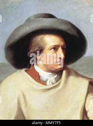 . Englisch: Detail einer Portrait von Johann Wolfgang Goethe von Johann Heinrich Wilhelm Tischbein, Öl auf Leinwand, 164 x 206 cm Français: Détail d'un Portrait de Johann Wolfgang von Goethe par Johann Heinrich Wilhelm Tischbein. 1787. Tischbein, Johann Heinrich Wilhelm (1751 - 1829) Goethe Stockfoto