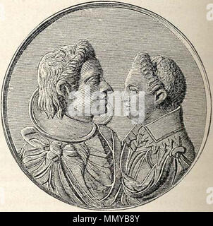 . Englisch: König Gustav II Adolph von Schweden (als jüngerer Mann) und sein Bruder Prinz Carl Philip. ca. 1610. Unbekannt Gustav II Adolph von Schweden &Amp; Carl Philip (1601) Schweden c1610 Stockfoto