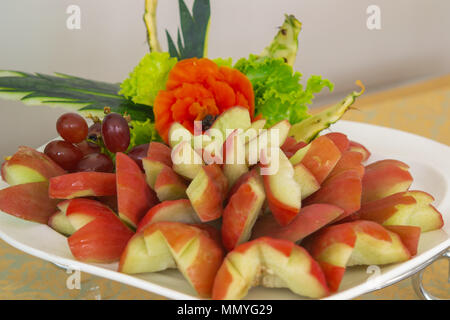 Rose Apple in der Platte Stockfoto