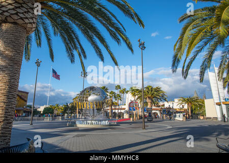 LOS ANGELES, USA - März 2018: Universal Studios Hollywood Park, der erste Film Studio- und Themenpark von Universal Studios Theme Parks auf der ganzen Welt. Stockfoto