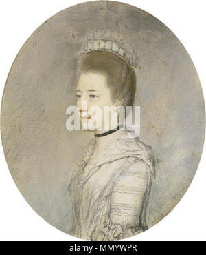 . Englisch: Lady Mary Bruce, der Herzogin von Richmond. 1770. Hamilton - Lady Mary Bruce, der Herzogin von Richmond Stockfoto