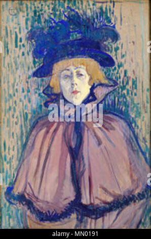Jane Avril. 1892. Henri de Toulouse-Lautrec Jane Avril Stockfoto