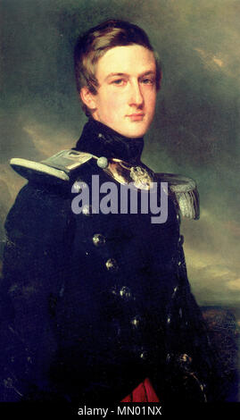 . English: Porträt Henri-Eugène - Philippe-Emmanuels d'Orléans, Herzog von Aumale Français: Portrait de Henri-Eugène - Philippe-Emmanuel d'Orléans, Duc d'Aumale. 1840. 1840 HenriEugenePhilippeEmmanueldOrleansWinterhalter Stockfoto