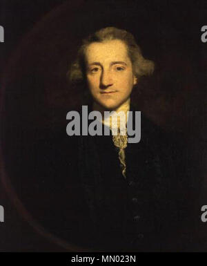 . Englisch: Portrait, Öl auf Leinwand, von Henry Vansittart (1732 - 1770) von Sir Joshua Reynolds (1723-1792) Deutsch: Porträt, Öl auf Leinwand, von Henry Vansittart (1732 - 1770), gemalt von Sir Joshua Reynolds (1723-1792). Datum unbekannt. Joshua Reynolds (1723 - 1792) Beschreibung britische Maler Geburtsdatum / Tod 16. Juli 1723 23. Februar 1792 Ort der Geburt / Todes Berkswell London Arbeiten Ort London, Welshpool, Italien Authority control: Q 194402 VIAF:?:? ISNI 27081216 0000 0001 0881 5237 ULAN:?? n 500004539 LCCN: 84168483 NLA:? 35449606 WorldCat Henry Vansittart Stockfoto