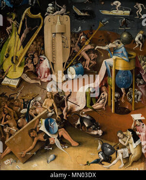 Der Garten der Lüste, der inneren rechten Flügel, Detail.. zwischen 1480 und 1490. Hieronymus Bosch 040 Stockfoto