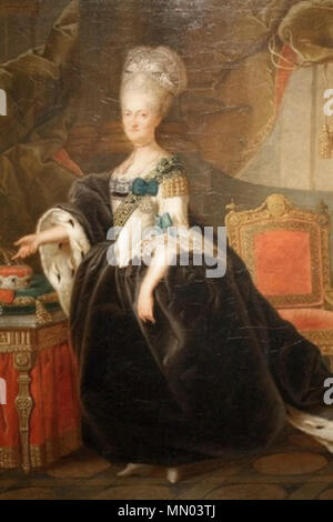 . English: Porträt der letzten Essener Fürstäbtissin Maria Kunigunde von Sachsen Englisch: Portrait von Maria Kunigunde von Sachsen. 1776. Maria Kunigunde von Sachsen - 1776 Foelix Stockfoto