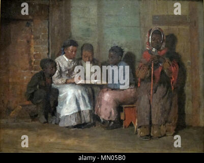 . Sonntag Morgen in Virginia. 1877. Winslow Homer (1836 - 1910) Alternative Namen Homer; w. Homer; Homer w. Beschreibung amerikanischer Maler Geburtsdatum / Tod 24. Februar 1836, 29. September 1910 Ort der Geburt / Todes Boston Prouts Hals, Maine Standort New York, Philadelphia, Maine (USA) Kontrolle: Q 344838 VIAF:?:? ISNI 15044075 0000 0001 0872 7050 ULAN:?? n 500019202 LCCN: 79023170 NLA:? 35204236 WorldCat Sonntag Morgen in Virginia, Öl auf Leinwand von Winslow Homer, 1877 Stockfoto