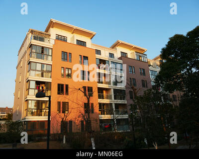 Modernes Gebäude Stil, deutsche Stadt, Shanghai Stockfoto