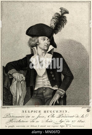 . Français: Sulpice Huguenin (1750-1803), révolutionnaire Français. Italiano: Sulpice Huguenin (1750-1803), avvocato, scrittore e politisch Francese nel periodo della Rivoluzione. . 1792. Jean-Baptiste Mallet (1759 - 1835) Alternative Namen: Jean Baptiste Mallet; M. Mallet; Mallais; Mallet Beschreibung Französische Maler Geburtsdatum / Tod 1759 16. August 1835 Ort der Geburt / Todes Grasse Paris arbeiten Zeitraum Rokoko Standort Paris (1791 - 1835) Kontrolle: Q 3164251 VIAF:?:? ISNI 69199240 0000 0001 2138 3053 ULAN:? 500016922 LCCN:? Nr 2005004881 WGA:? MALLET, Jean-Baptiste WorldCa Stockfoto