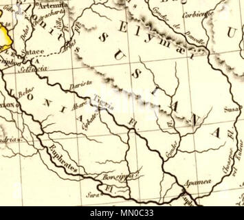 Adrien-Hubert Brué. Asie-Mineure, Armenie, 80, Mesopotamie, Caucase. 1822 (JC) Stockfoto