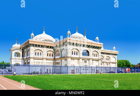 Guru Nanak Darbar Gurdwara, den prächtigen Sikh Tempel (gurdwara) in Gravesend Kent Stockfoto