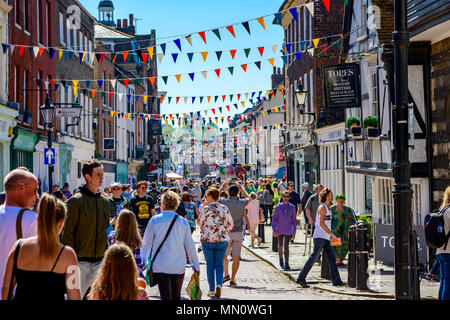 Massen von Menschen an der Rochester sweeps Festival Stockfoto