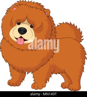 Chow Chow Dog breed Stock Vektor