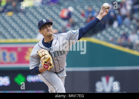 Detroit, Michigan, USA. 5 Mai, 2018. MARCO GONZALES (32) der Seattle Mariners wirft einen Pitch während der Detroit Tigers 4-3 über die Seattle Mariners am Comerica Park gewinnen. Credit: Scott Mapes/ZUMA Draht/Alamy leben Nachrichten Stockfoto