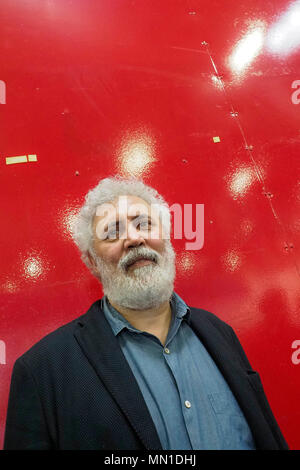 Turin, Italien. 12. Mai 2018. Torino. Francesco Piccolo auf der Buchmesse. Im Bild: Francesco Piccolo Credit: Unabhängige Fotoagentur/Alamy leben Nachrichten Stockfoto