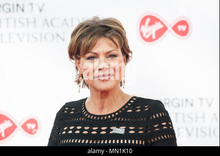 London, Großbritannien. 13. Mai 2018. Kate Silverton besucht die Jungfrau TV British Academy Television Awards Zeremonie an der Royal Festival Hall. Credit: Wiktor Szymanowicz/Alamy Leben Nachrichten. Stockfoto