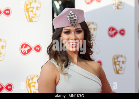 London, Großbritannien. 13. Mai 2018. Katya Jones nimmt die Jungfrau TV British Academy Television Awards Zeremonie an der Royal Festival Hall. Credit: Wiktor Szymanowicz/Alamy Leben Nachrichten. Stockfoto