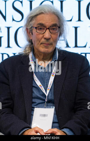 Torino, Italien. 13. Mai 2018. Algerische Autor Boualem Sansal an Torino Buchmesse. Credit: Marco Destefanis/Alamy leben Nachrichten Stockfoto