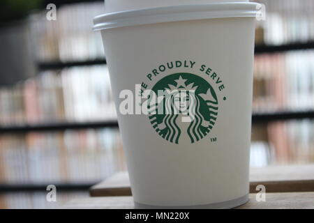 Starbucks Kaffee Tasse Stockfoto