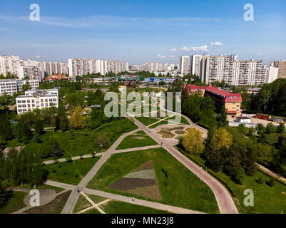 Moskau, Russland - 13. Mai 2018. Blick auf die Stadt von oben Stockfoto