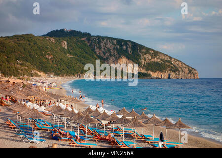 Dhermi Strand, Albanien Stockfoto