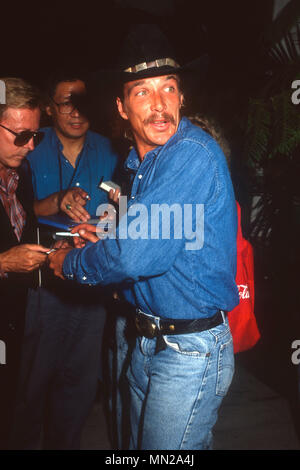 CENTURY CITY, CA - 28. Juli: Schauspieler John Clark Gable besucht Golden Boot Award am 28. Juli 1990 im Century Plaza Hotel in Century City, Kalifornien. Foto von Barry King/Alamy Stock Foto Stockfoto