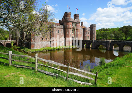 Herstmonceux Castle, East Sussex Stockfoto