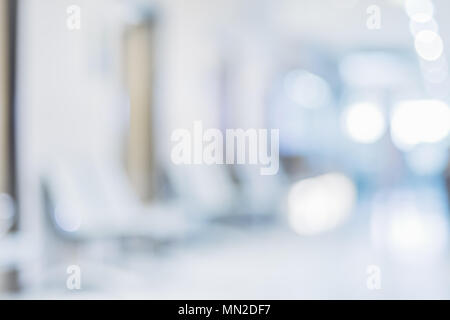 Blur Hintergrund der Patienten warten auf siehe Arzt am Krankenhaus, abstrakten Hintergrund. Stockfoto