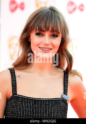 Ella Purnell Besuch der Jungfrau TV British Academy Television Awards 2018 in der Royal Festival Hall, Southbank Centre, London statt. Stockfoto