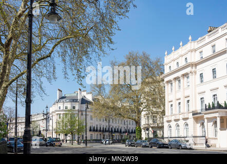 Belgravia, City of Westminster, Belgrave Square, Greater London, England, Vereinigtes Königreich Stockfoto