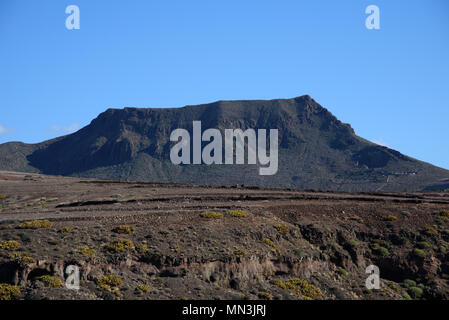 Amagro Vulcany Landschaft in Gran Canaria Stockfoto