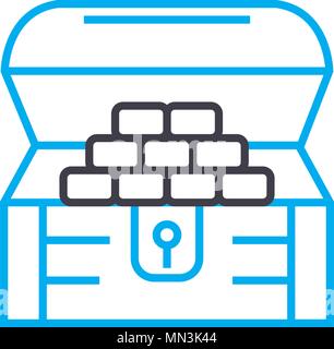 Haushaltsersparnis Vektor dünne Linie Schlaganfall Symbol. Haushaltsersparnis Umrisse Illustration, lineare Zeichen, Symbol Konzept. Stock Vektor