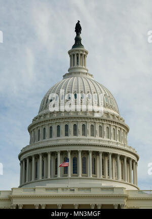 Der United States Capitol Building. Dies ist eine Zusammenstellung von vier Fotos in hoher Auflösung zusammen dieses große detaillierte Bild zu produzieren. Stockfoto