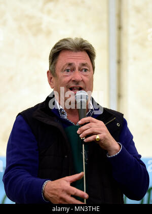 Gärtner, Autorin und TV-Berühmtheit Alan Titchmarsh auf einer Q&A-Session bei der jährlichen Wachsen! Veranstaltung, Hindhead, Surrey, Großbritannien. 12.05.2018. Stockfoto