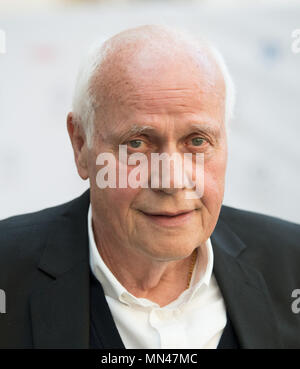 08. Mai 2018, Berlin, Deutschland: Otto Pfister, ehemaliger Trainer und Fußball Globetrotter, die während der Veranstaltung "Auszeichnung für Deutschen Fußball-Botschafter". Foto: Soeren Stache/dpa Stockfoto