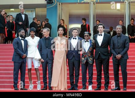 JOHN DAVID WASHINGTON, DAMARIS LEWIS, JASPER PAAKKONEN, LAURA HARRIER, TOPHER GRACE, Spike Lee, ADAM TREIBER, Corey Hawkins, BLACKKKLANSMAN Stockfoto