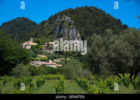 Dorf Seguret in der Provence in Frankreich Stockfoto