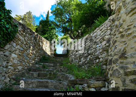 Rousset les Vignes in der Provence in Frankreich Stockfoto