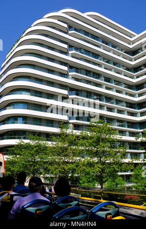 Luxus Apartments im Chelsea Bridge Wharf, London, Großbritannien Stockfoto