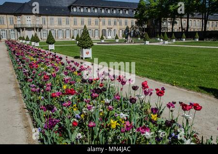 Bayreuth ist eine Stadt, die Historisch gewachsen als Markgräfliche Residenz und ist inzwischen weltberühmt, weil der Richard Wagner Festival. Stockfoto